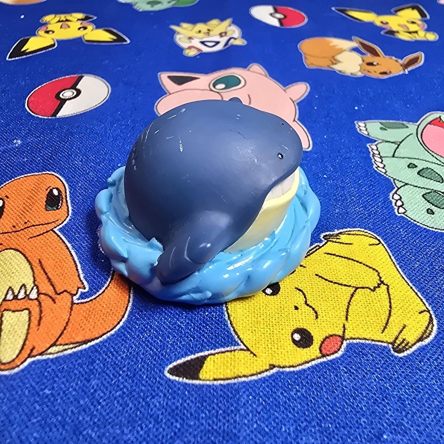 Pokemon Wailmer Figure Finger Puppet 2010 Nintendo Bandai PVC Japan USA Seller