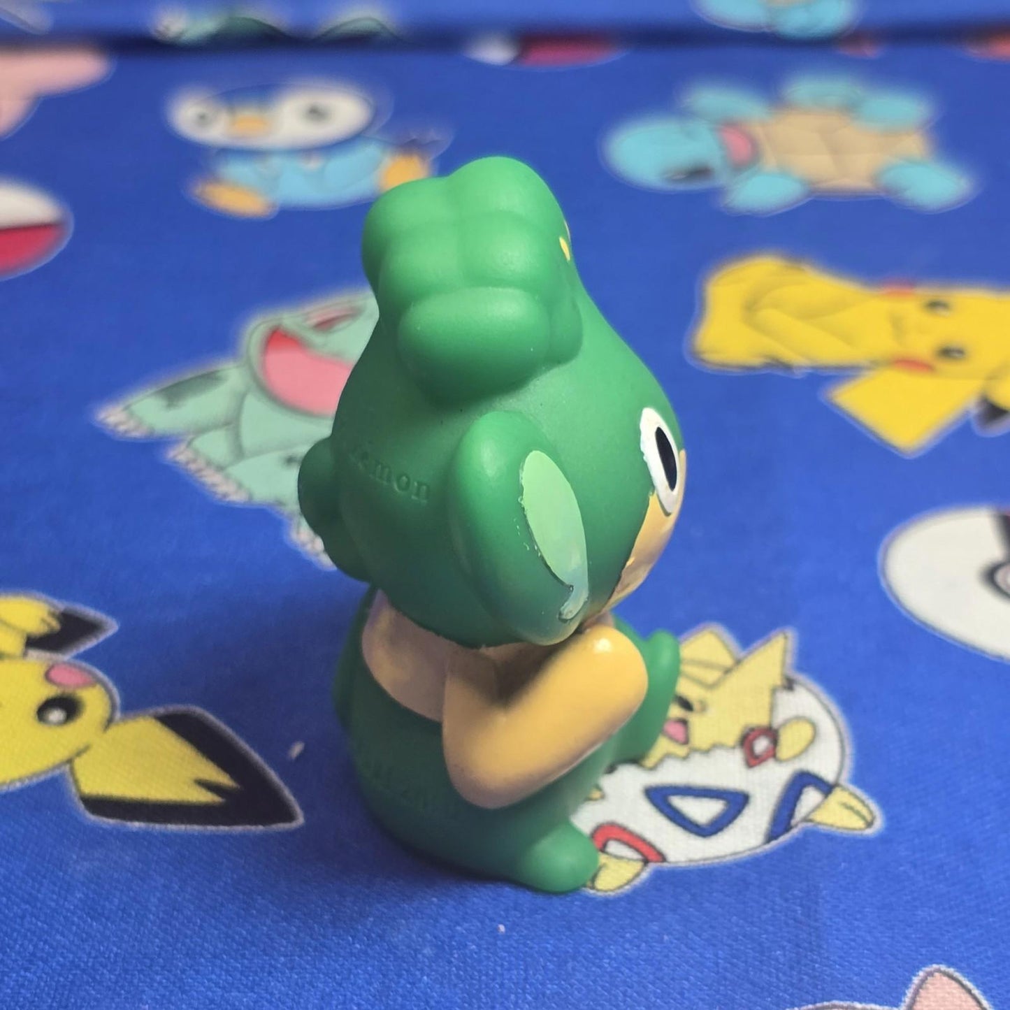 Pokemon Pansage Figure Finger Puppet 2010 Nintendo Bandai PVC Japan USA Seller