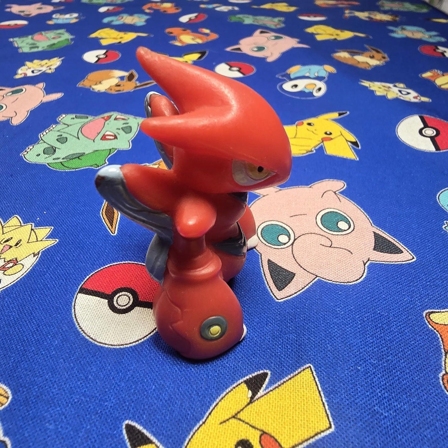 Pokemon Scizor Figure Finger Puppet 2000 Nintendo Bandai PVC Vintage Japan US