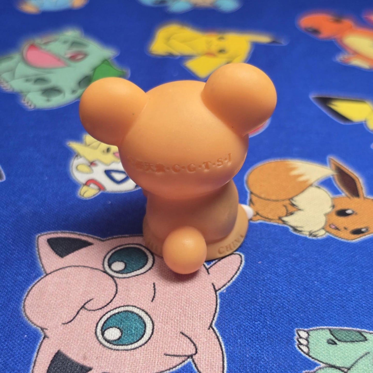 Pokemon Teddiursa Figure Finger Puppet 2001 Nintendo Bandai PVC Vintage Japan US