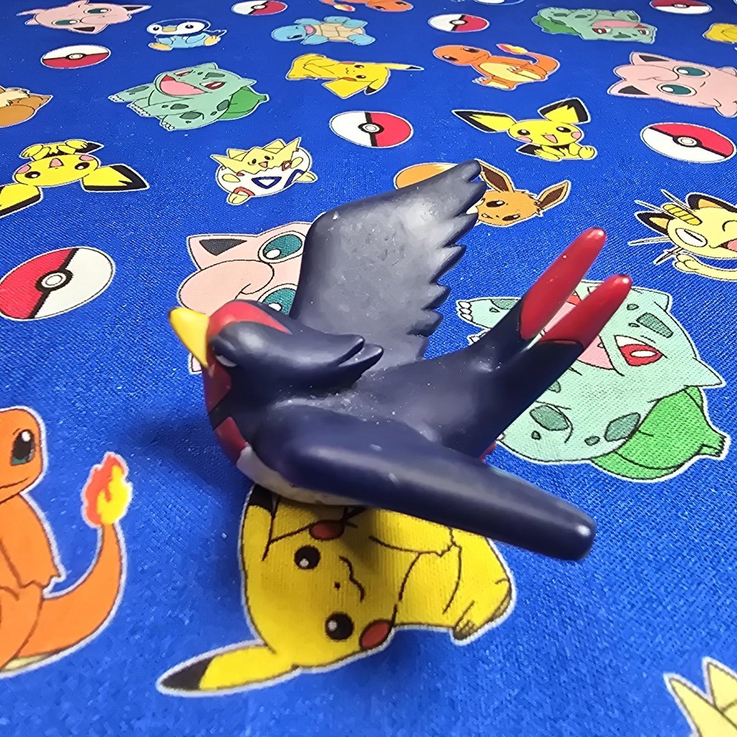 Pokemon Swellow Figure Finger Puppet 2006 Nintendo Bandai PVC Vintage Japan USA
