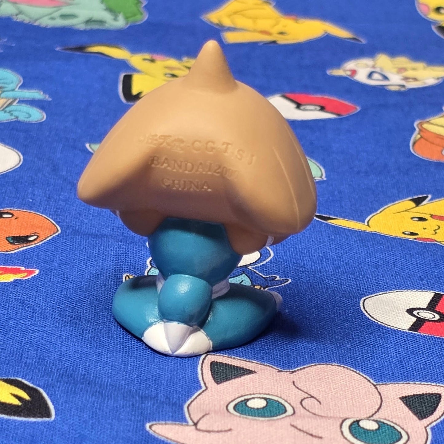 Pokemon Hitmontop Figure Finger Puppet 2000 Nintendo Bandai PVC Japan Vintage US