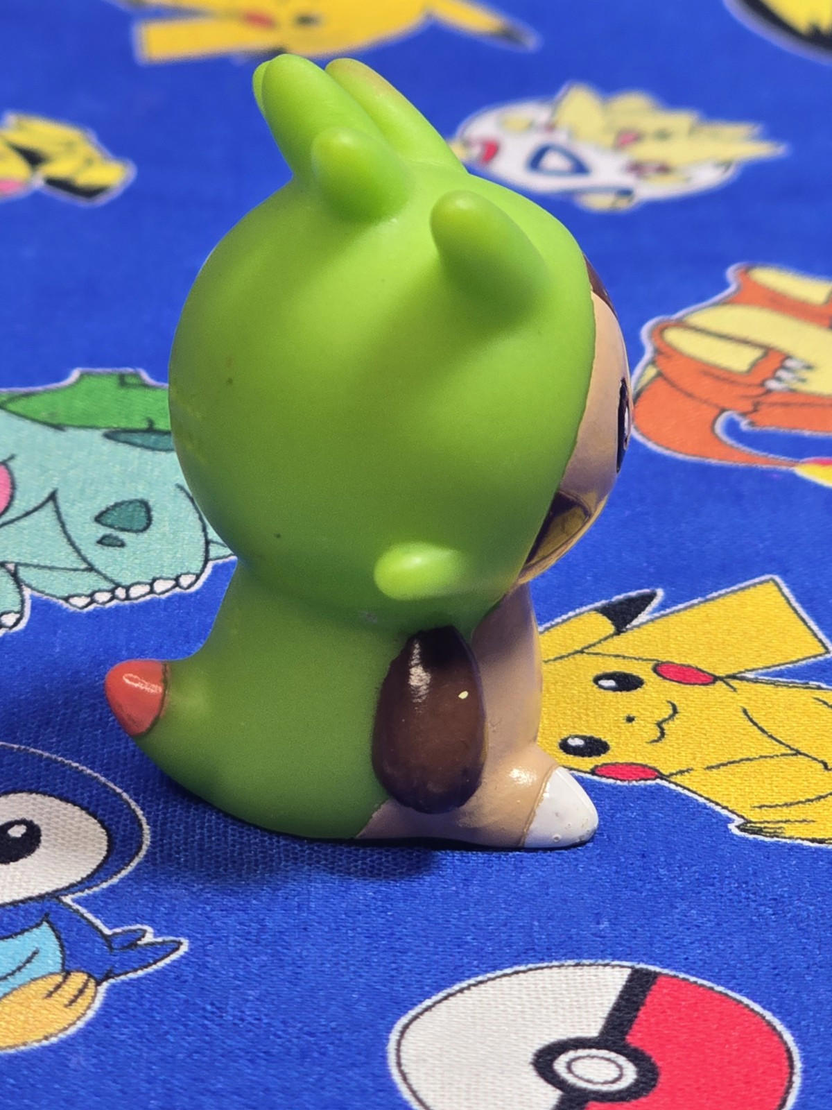 Pokemon Chespin Figure Finger Puppet 2013 Nintendo Bandai PVC Japan USA Seller