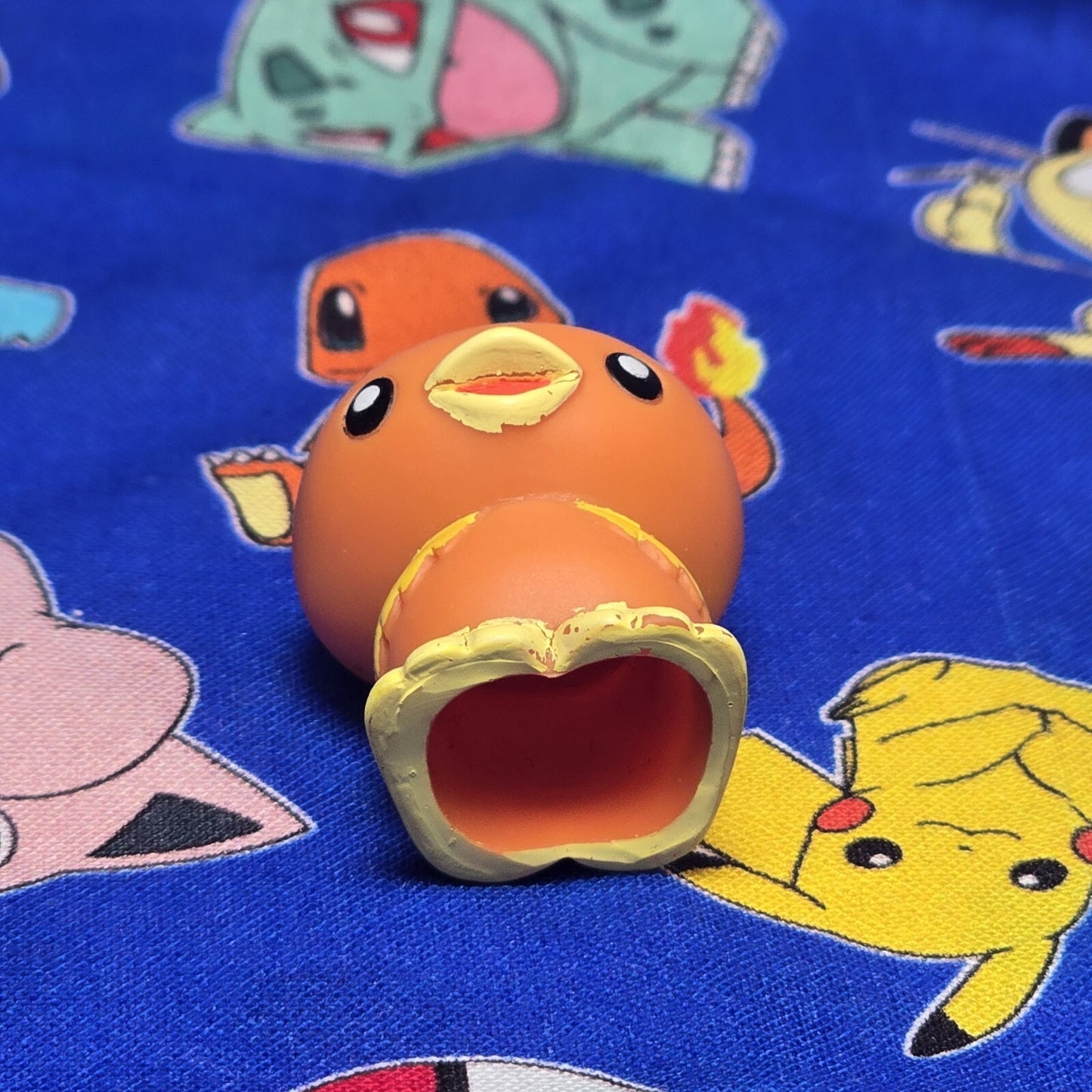 Pokemon Torchic Figure Finger Puppet 2004 Nintendo Banpresto PVC Japan USA