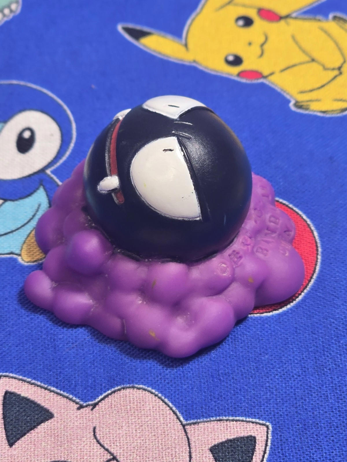 Pokemon Gastly Figure Finger Puppet 1997 Nintendo Bandai Japan Vintage US Seller