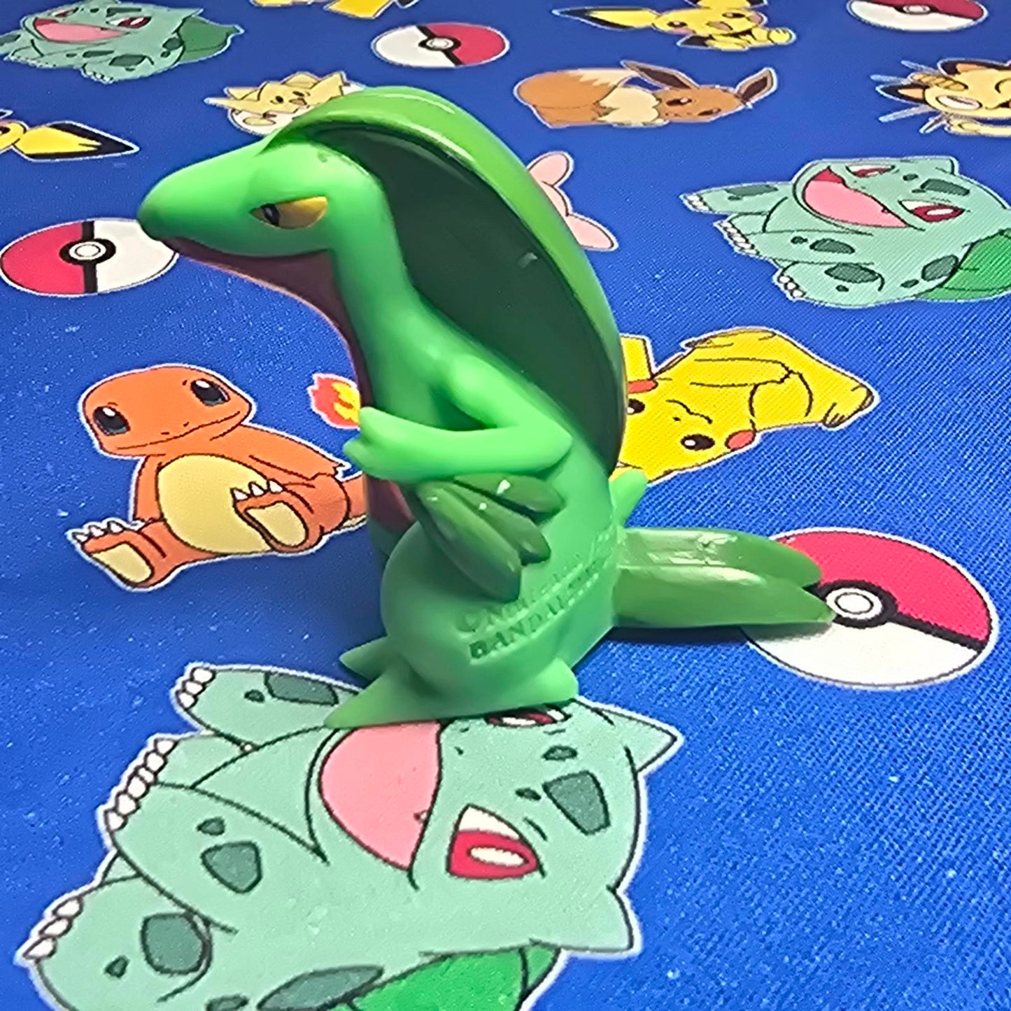 Pokemon Grovyle Figure Finger Puppet 2003 Nintendo Bandai PVC Vintage Japan USA