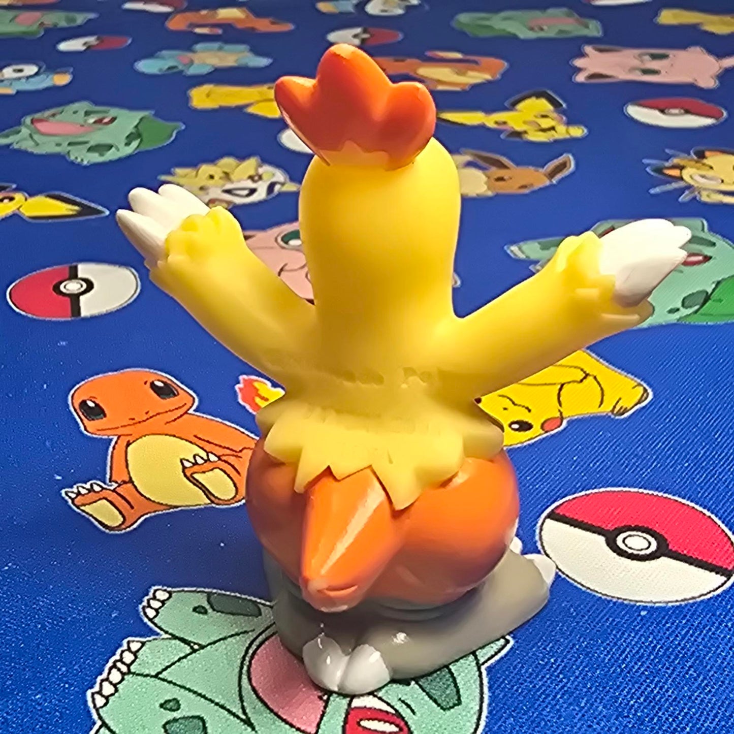 Pokemon Combusken Figure Finger Puppet 2004 Nintendo Bandai Vintage Japan USA