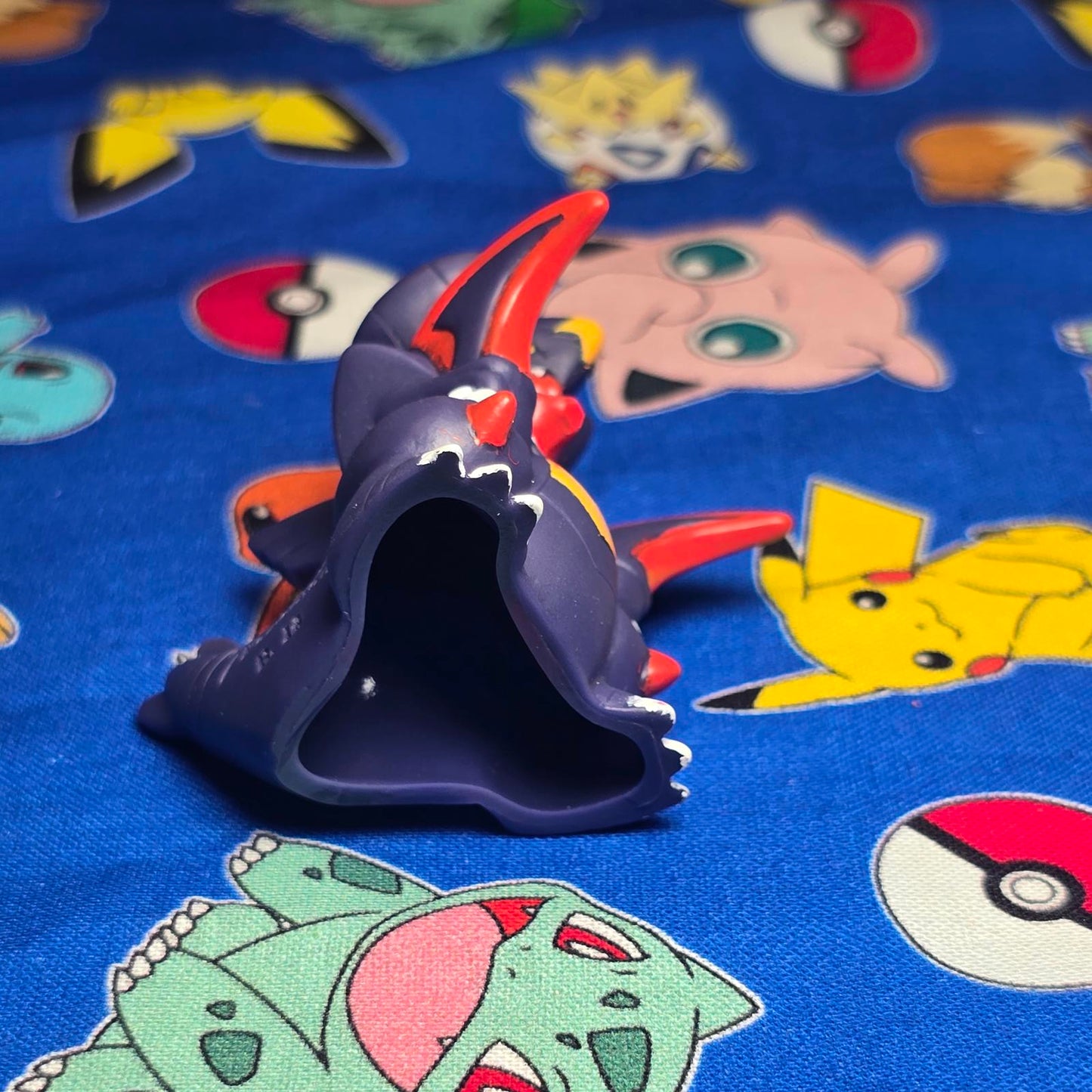 Pokemon Mega Garchomp Figure Finger Puppet 2013 Nintendo Bandai PVC Japan USA