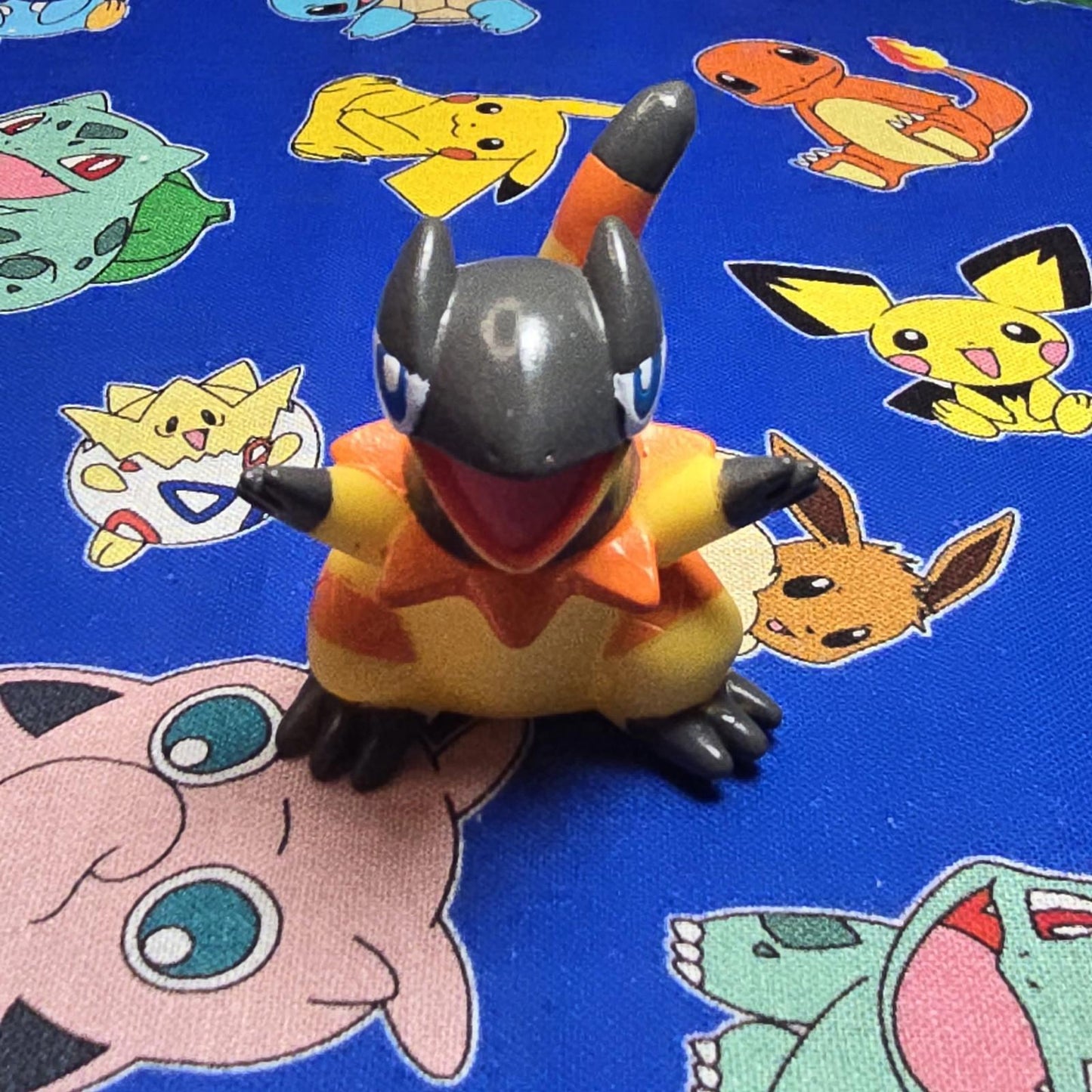 Pokemon Heliolisk Figure Finger Puppet 2013 Nintendo Bandai PVC Japan USA Seller