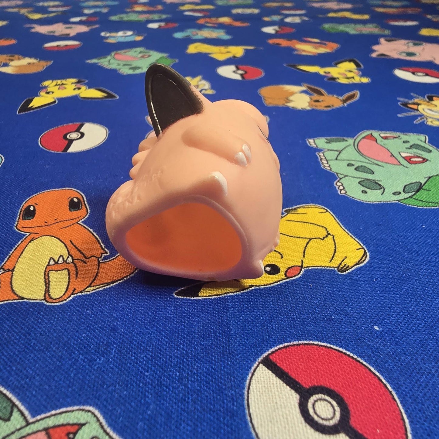 Pokemon Clefairy Figure Finger Puppet 1996 Nintendo Bandai Vintage PVC Japan USA