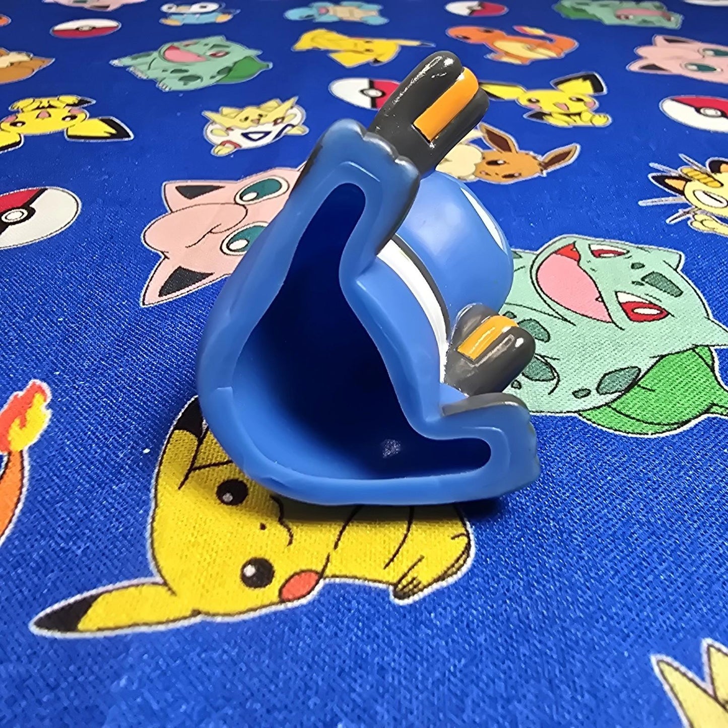 Pokemon Croagunk Figure Finger Puppet 2008 Nintendo Bandai PVC Japan USA Seller