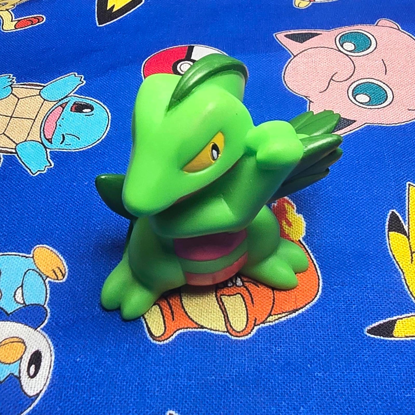 Pokemon Grovyle Figure Finger Puppet 2005 Nintendo Bandai PVC Vintage Japan USA