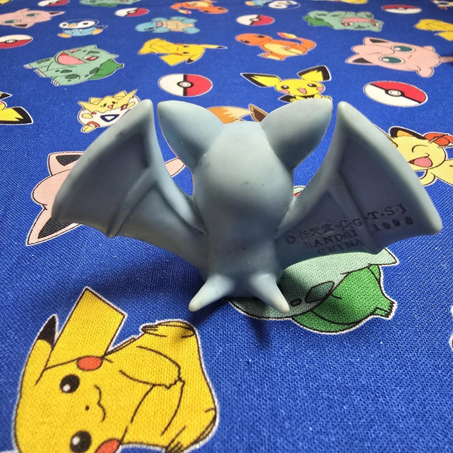 Pokemon Zubat Light Figure Finger Puppet 1998 Nintendo Bandai Vintage Japan USA