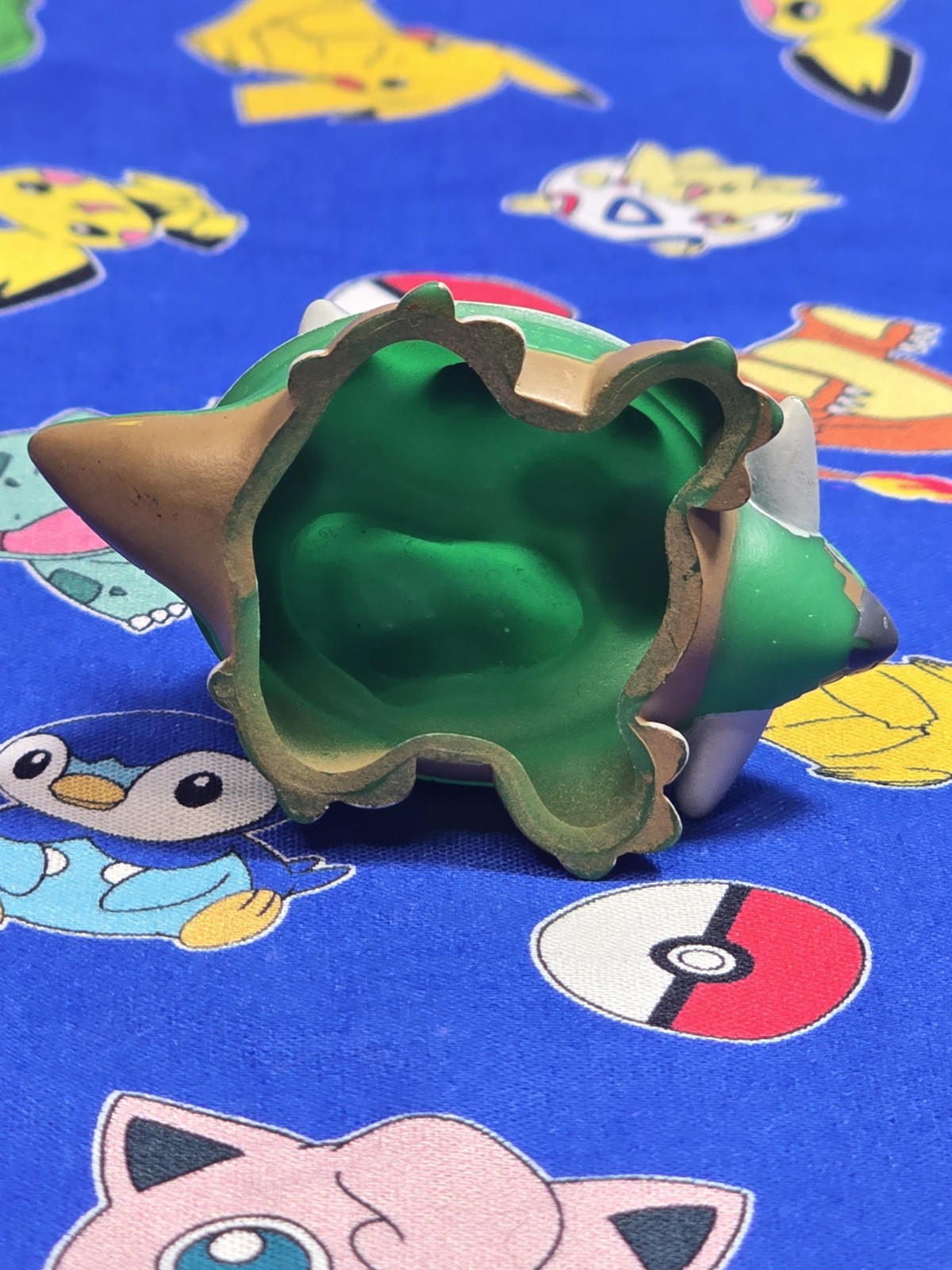 Pokemon Torterra Figure Finger Puppet 2007 Nintendo Bandai PVC Japan USA Seller
