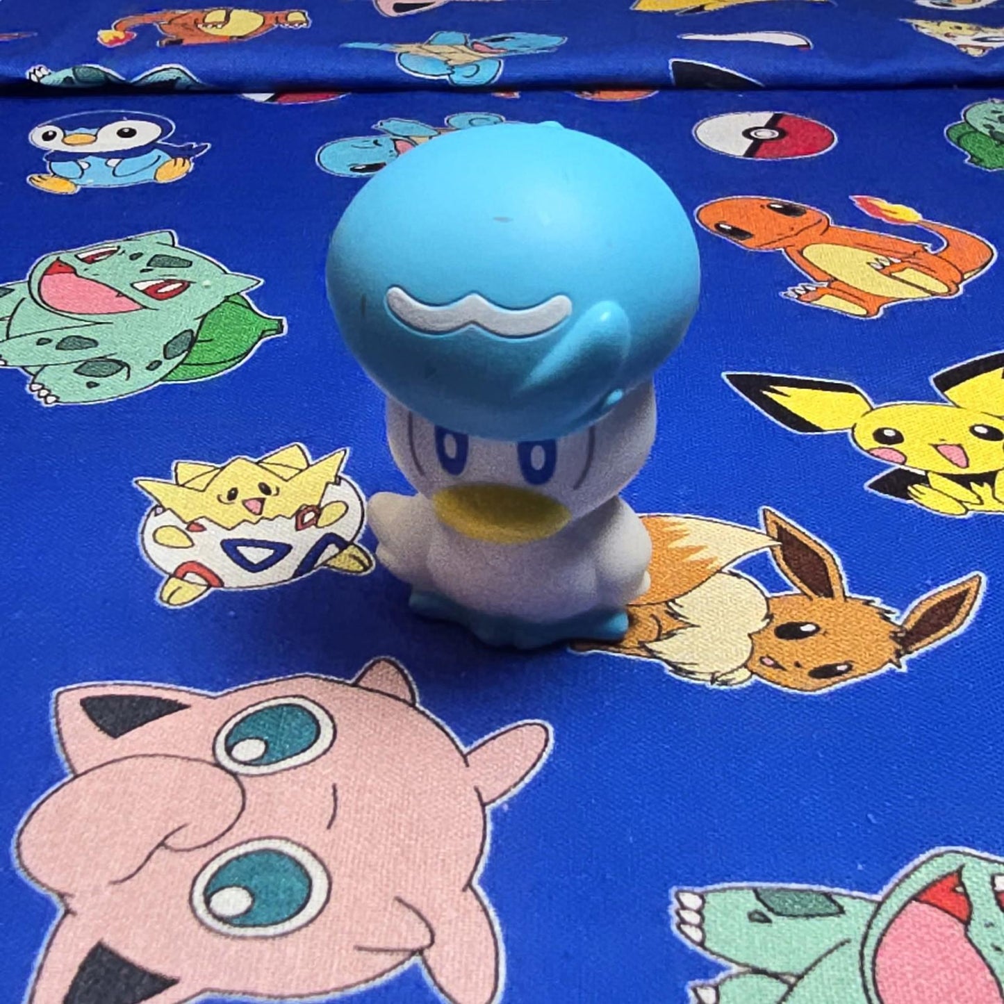Pokemon Quaxly Figure Finger Puppet 2023 Nintendo PVC Bandai Japan USA Seller