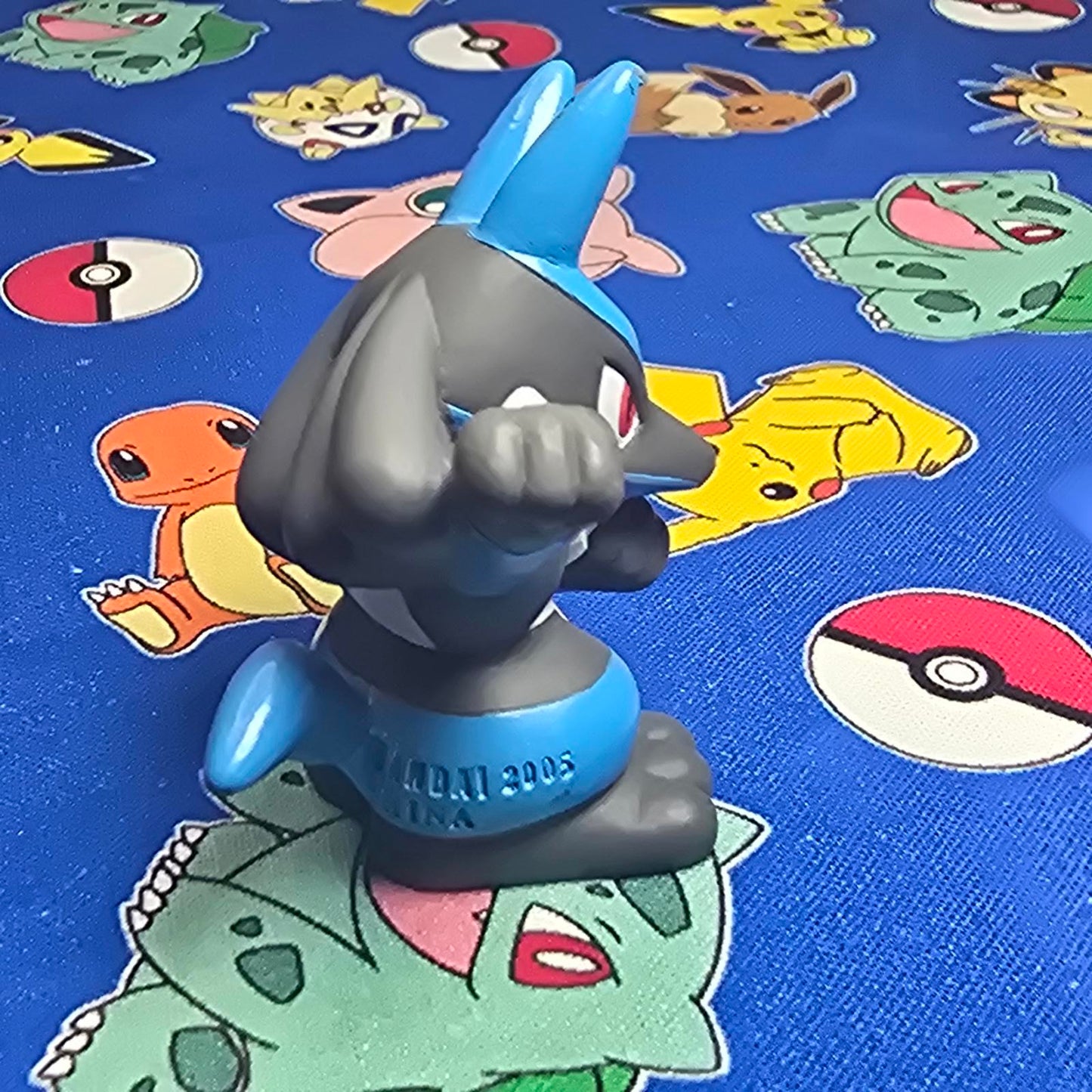 Pokemon Lucario Figure Finger Puppet 2006 Nintendo Bandai PVC Japan USA Seller 2
