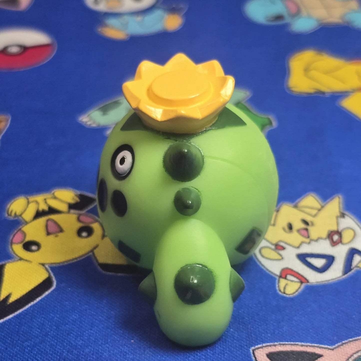 Pokemon Cacnea Figure Finger Puppet 2003 Nintendo Bandai Vintage PVC Japan USA