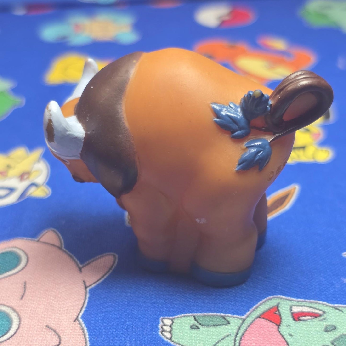 Pokemon Tauros Figure Finger Puppet 1997 Bandai Nintendo Vintage PVC Japan USA