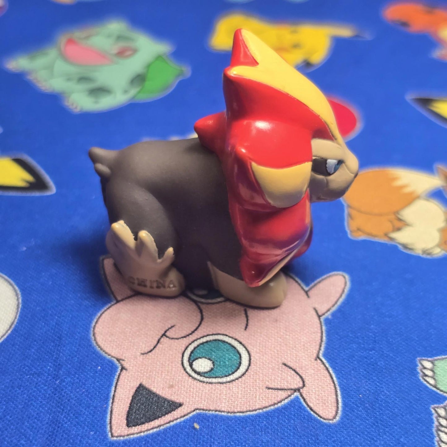 Pokemon Pyroar Figure Finger Puppet 2014 Nintendo Bandai Vintage Japan USA