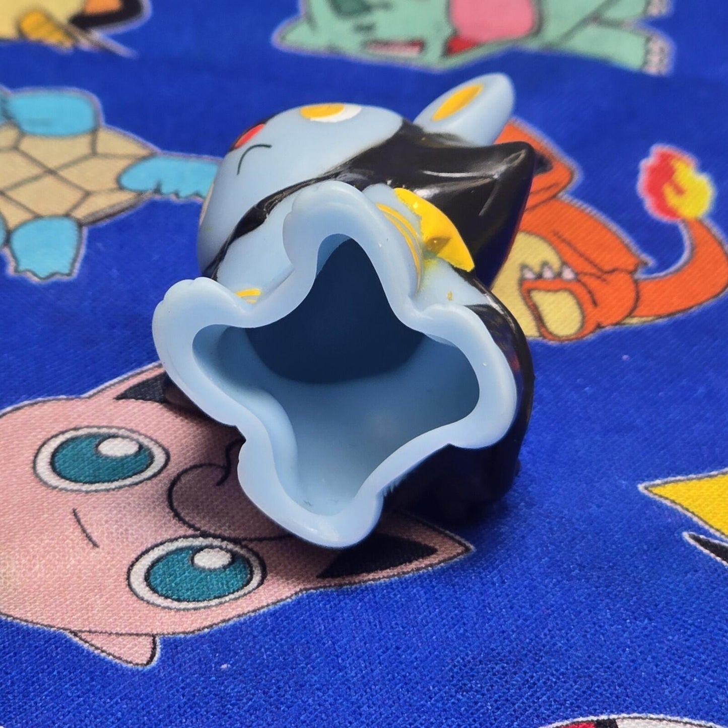 Pokemon Luxio Figure Finger Puppet 2014 Nintendo Bandai PVC Japan USA Seller
