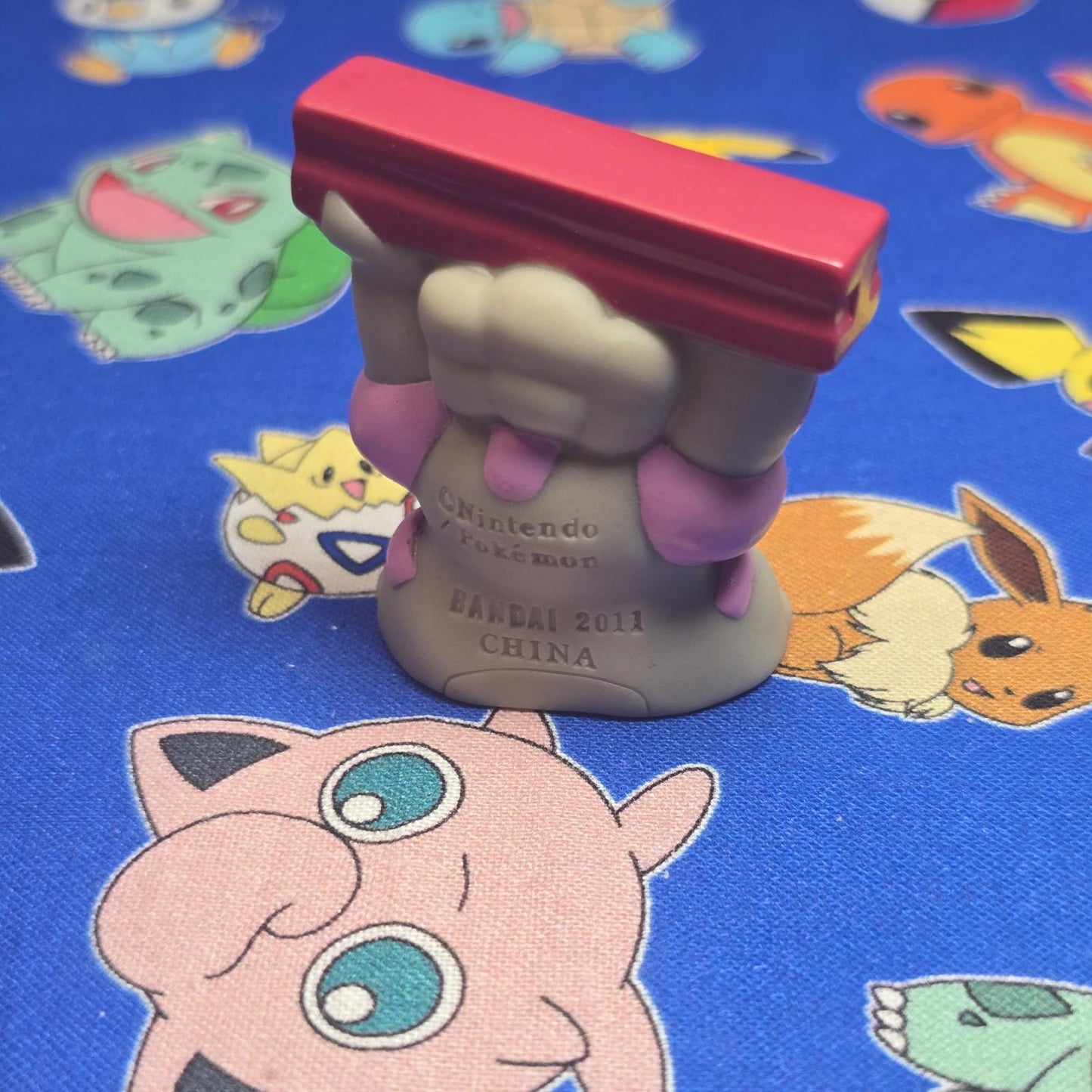 Pokemon Gurdurr Figure Finger Puppet 2011 Nintendo Bandai PVC Japan USA Seller