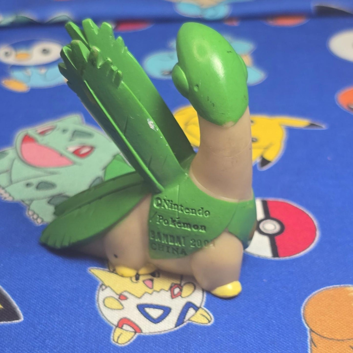 Pokemon Tropius Figure Finger Puppet 2004 Nintendo Bandai PVC Vintage Japan US