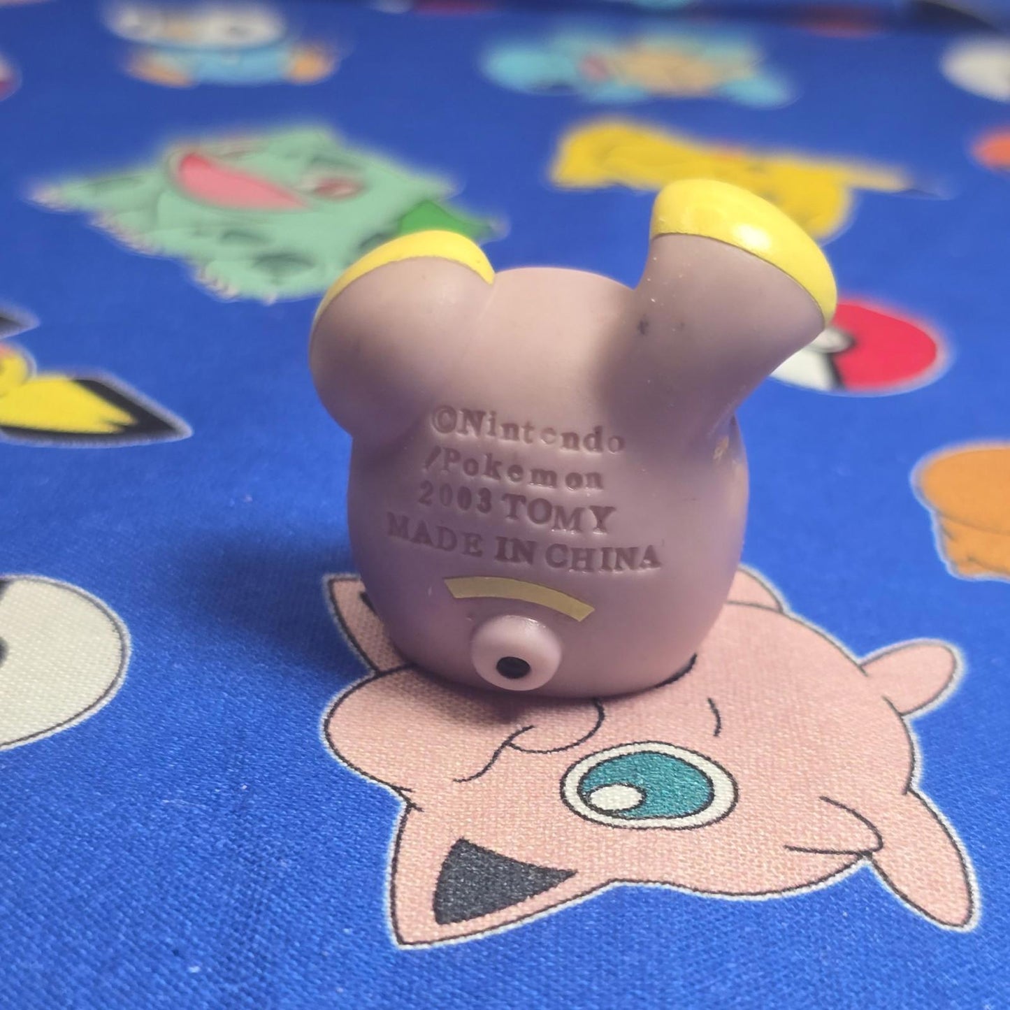 Pokemon Whismur Figure Finger Puppet 2003 Nintendo Bandai Vintage PVC Japan USA