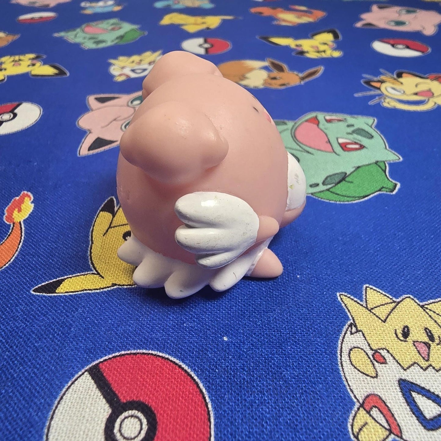Pokemon Blissey Figure Finger Puppet 2000 Nintendo Bandai PVC Vintage Japan USA