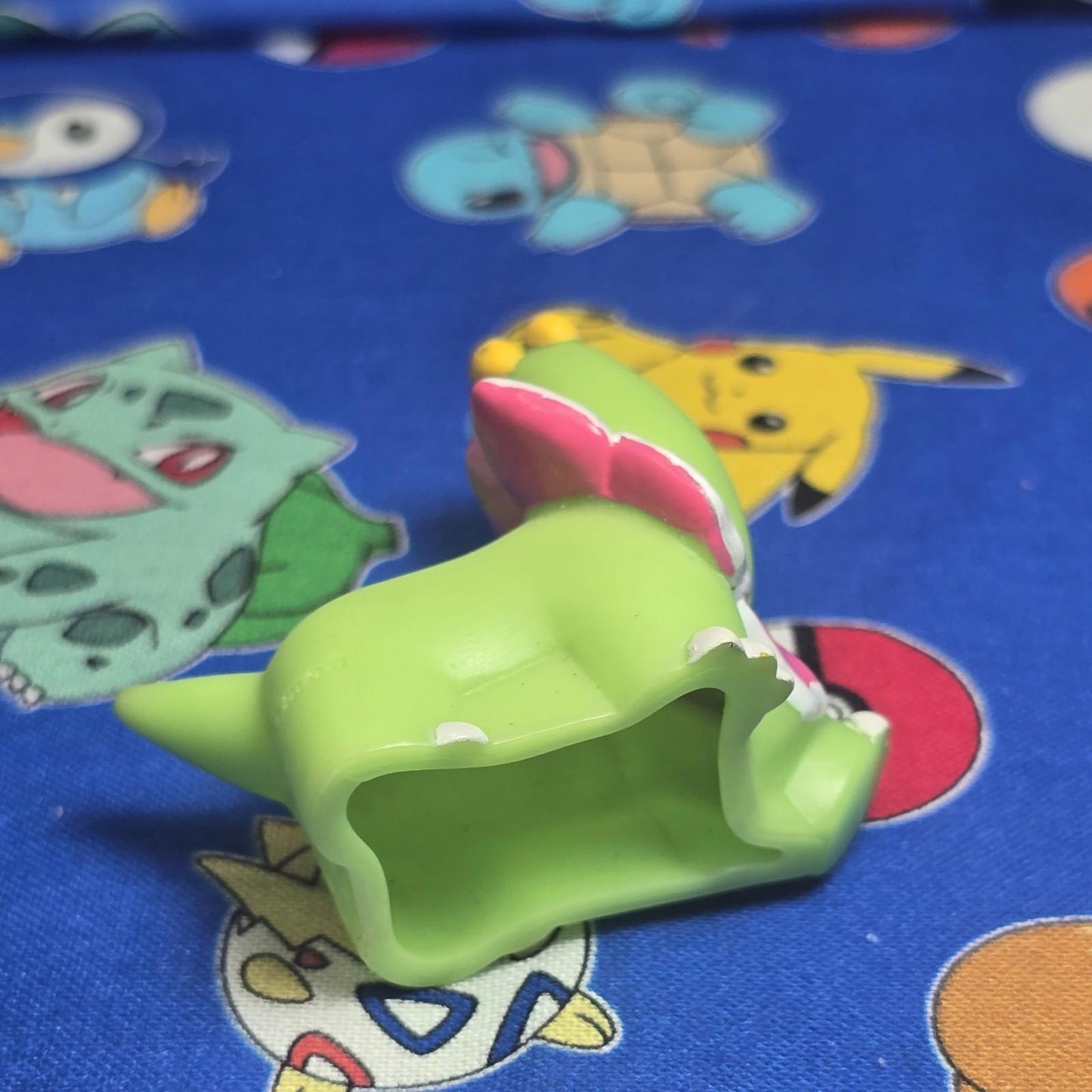 Pokemon Meganium Figure Finger Puppets 2009 Nintendo Bandai PVC Japan US Seller