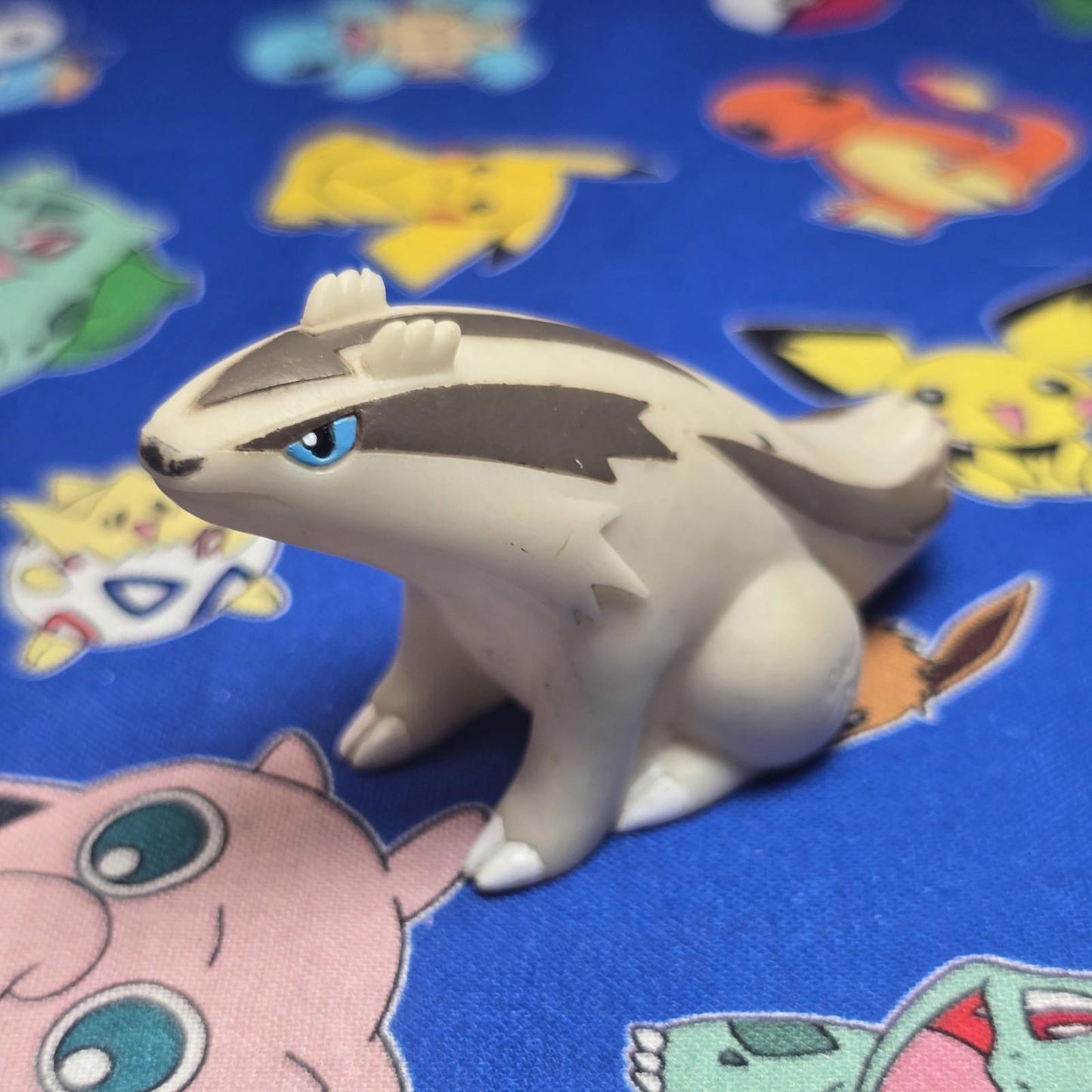 Pokemon Linoone Figure Finger Puppet 2004 Nintendo Bandai Vintage PVC Japan USA