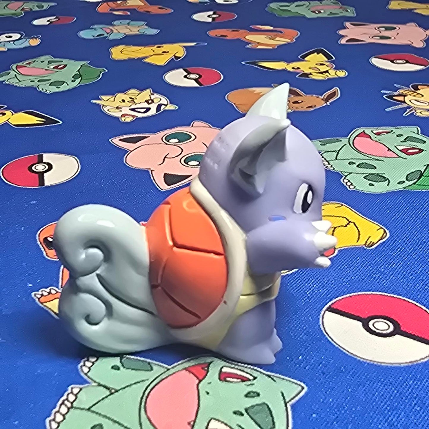Pokemon Wartortle Figure Finger Puppet 2004 Nintendo Bandai PVC Vintage Japan US