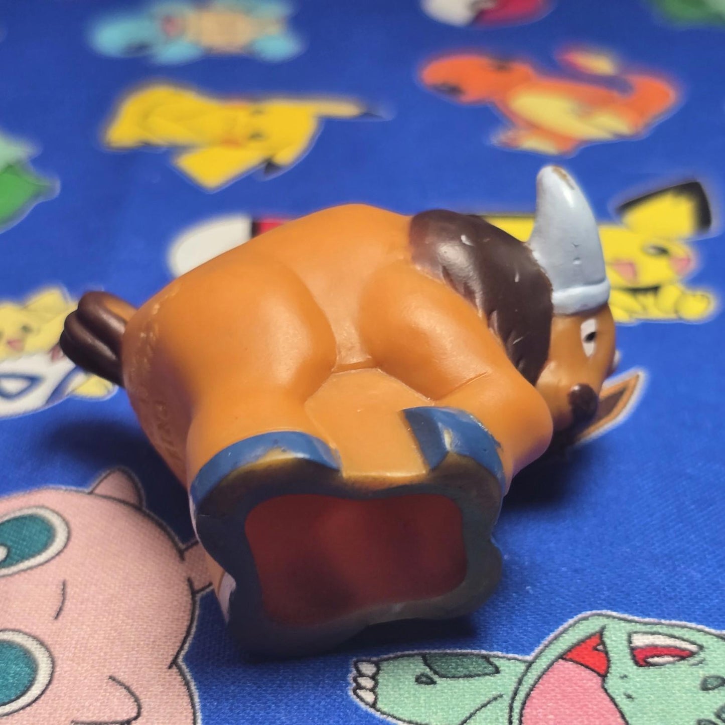 Pokemon Tauros Figure Finger Puppet 1997 Bandai Nintendo Vintage PVC Japan USA