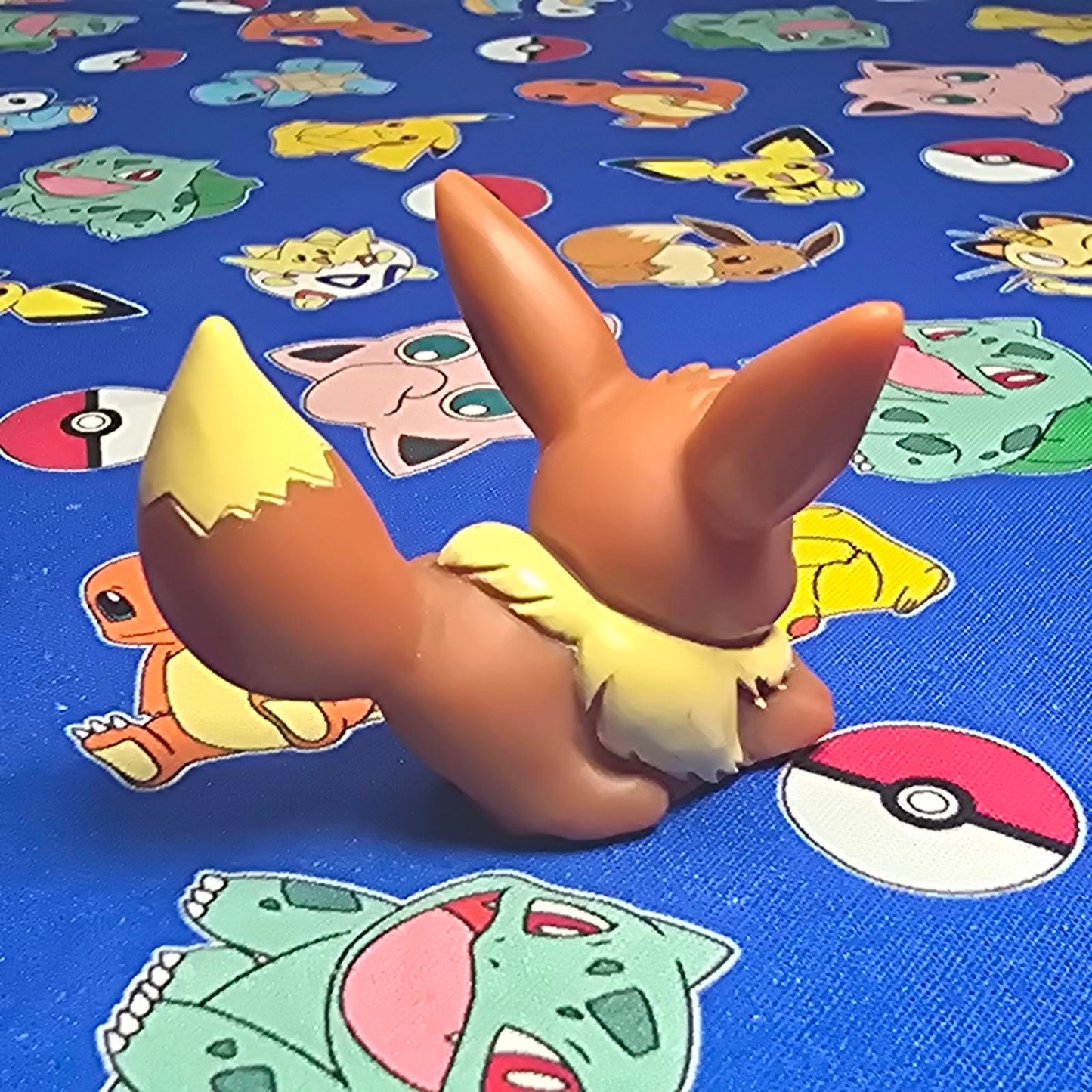 Pokemon Eevee Figure Finger Puppet 2002 Nintendo Bandai Vintage Japan USA Seller