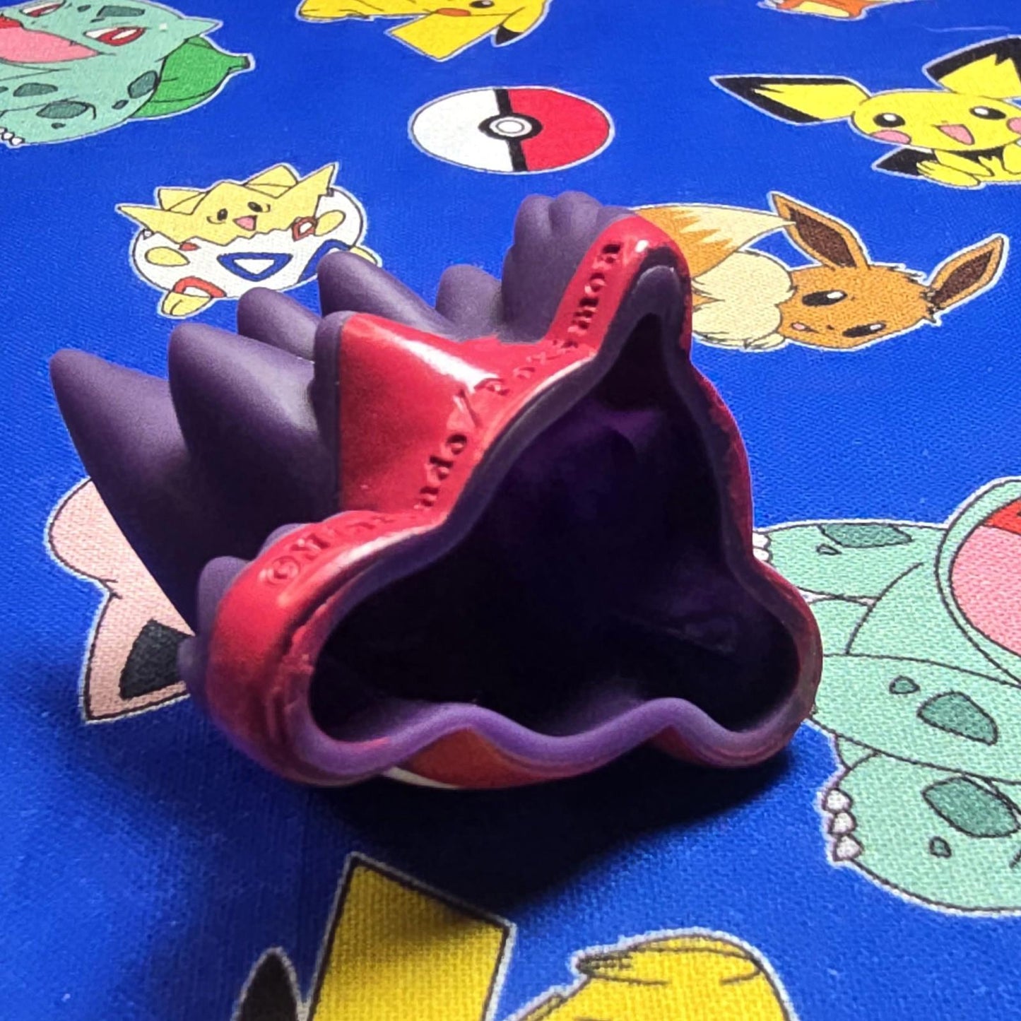 Pokemon Mega Gengar Figure Finger Puppet 2014 Nintendo Bandai Vintage Japan USA