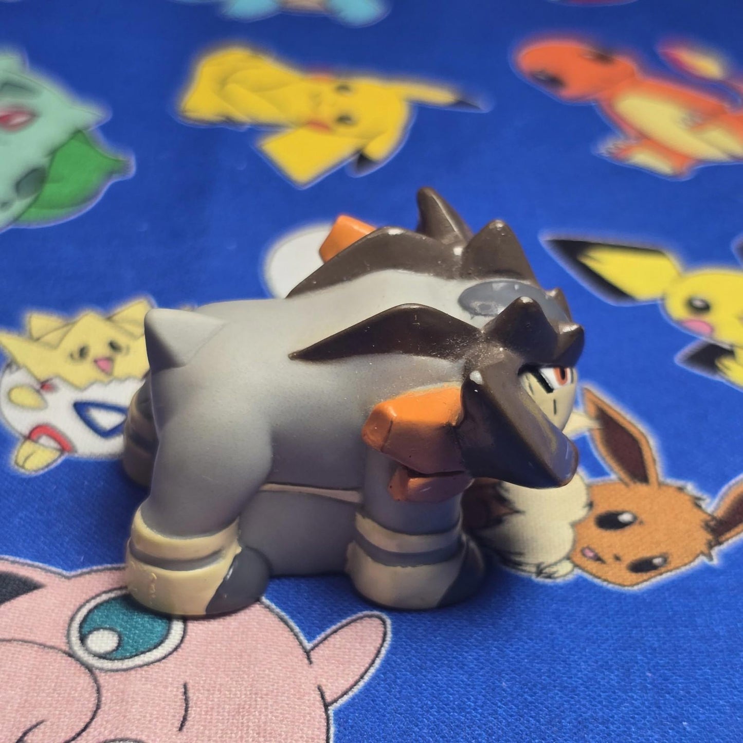Pokemon Terrakion Figure Finger Puppet 2012 Nintendo Bandai PVC Japan USA Seller