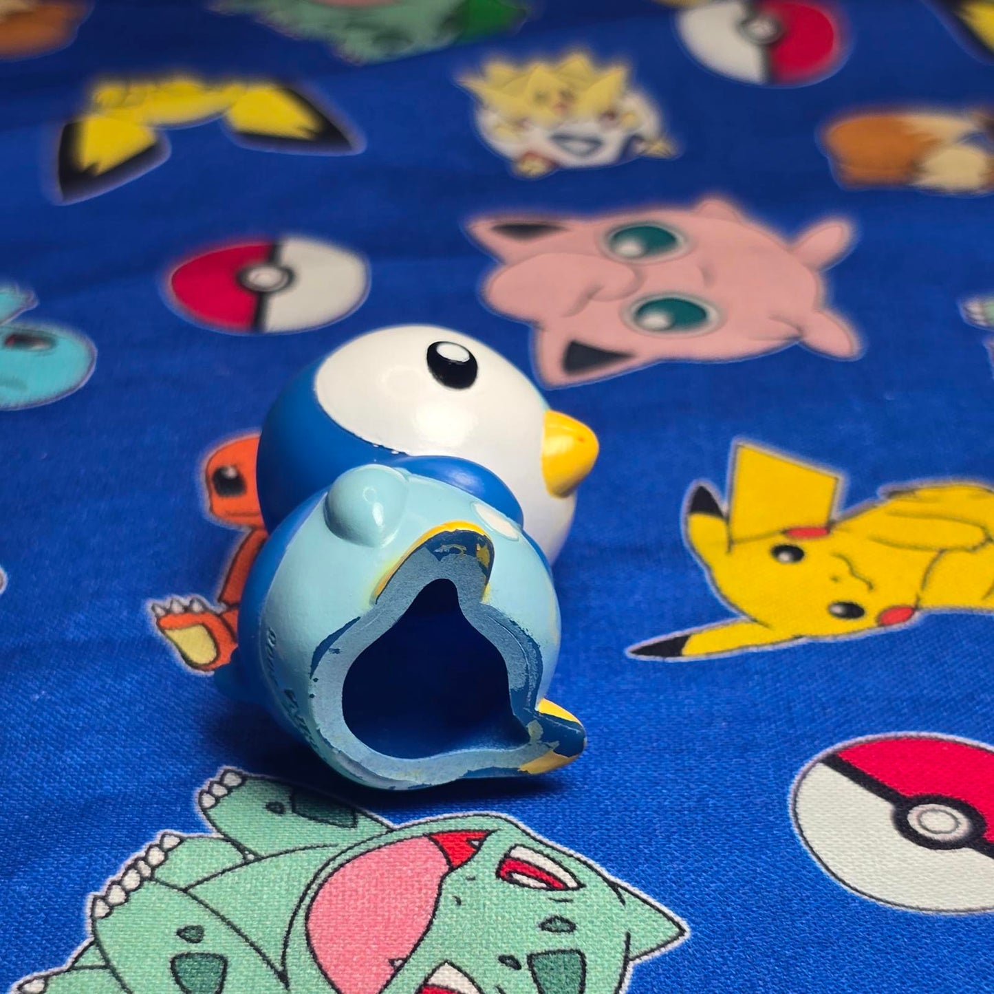 Pokemon Piplup Figure Finger Puppets 2006 Nintendo Bandai PVC Japan USA Seller
