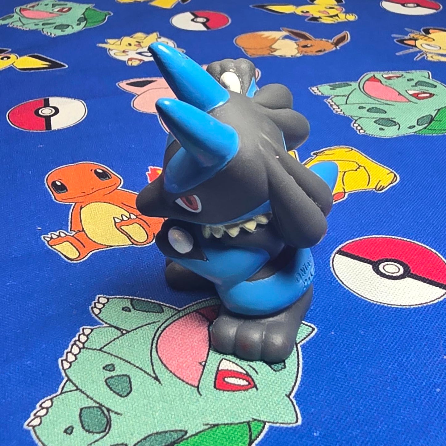 Pokemon Lucario Figure Finger Puppet 2006 Nintendo Bandai PVC Japan USA Seller 2