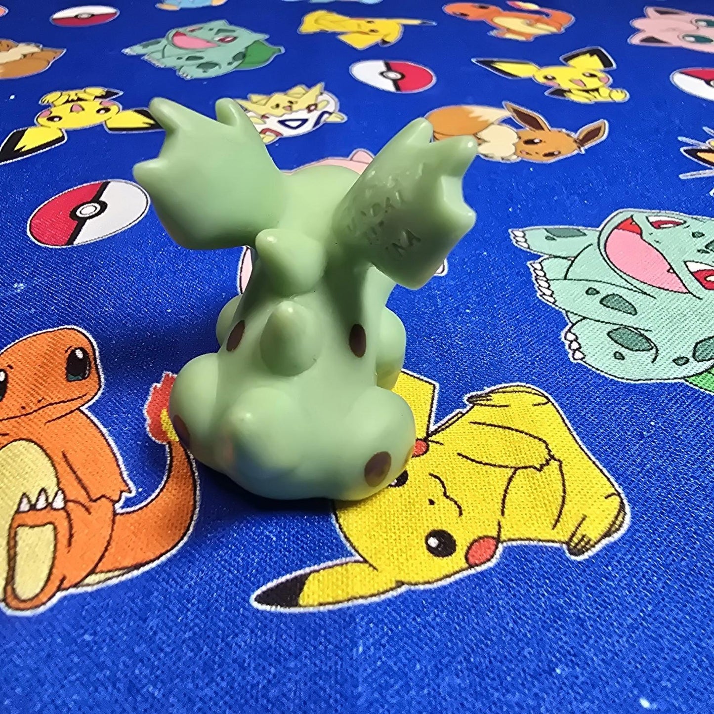 Pokemon Nidorina Green Figure Finger Puppet 1997 Nintendo Bandai PVC Vintage USA