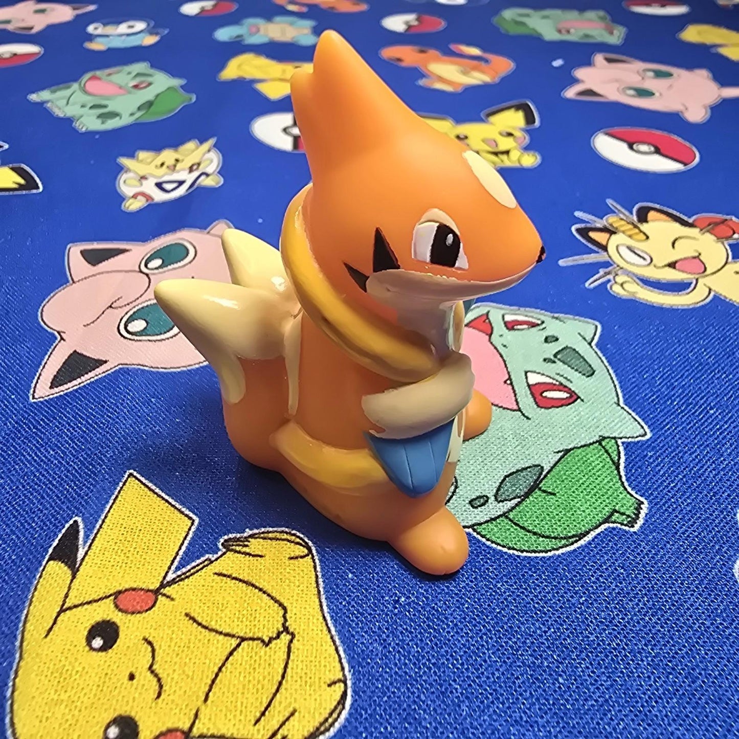 Pokemon Buizel Figure Finger Puppet 2008 Nintendo Bandai PVC Japan USA Seller