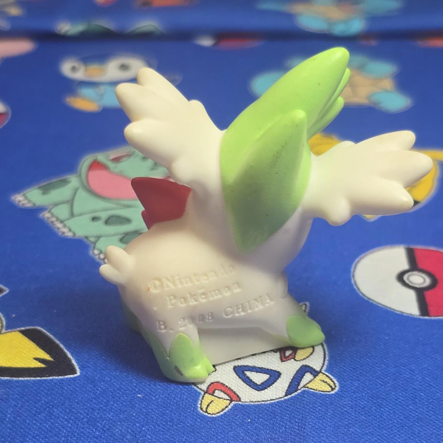 Pokemon Shaymin Sky Figure Finger Puppet 2008 Nintendo Bandai Japan USA Seller
