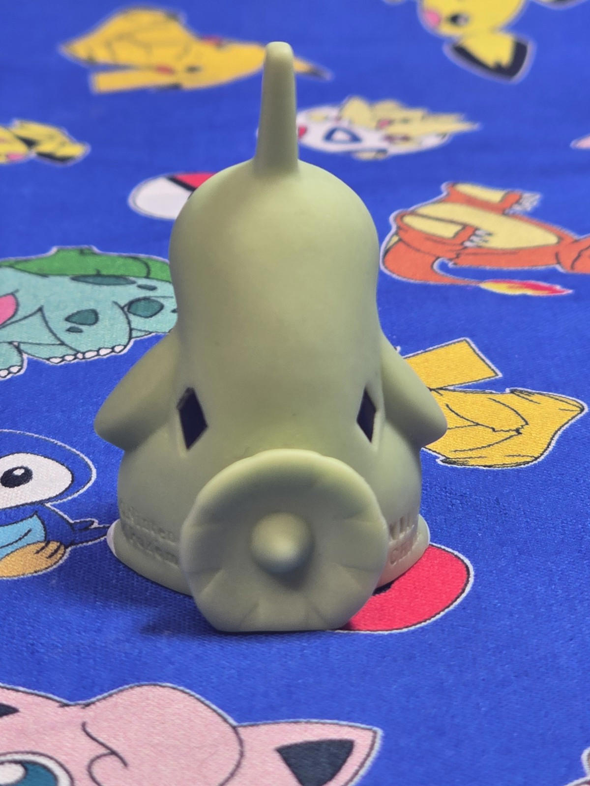 Pokemon Larvitar Figure Finger Puppet 2008 Nintendo Bandai PVC Japan USA Seller