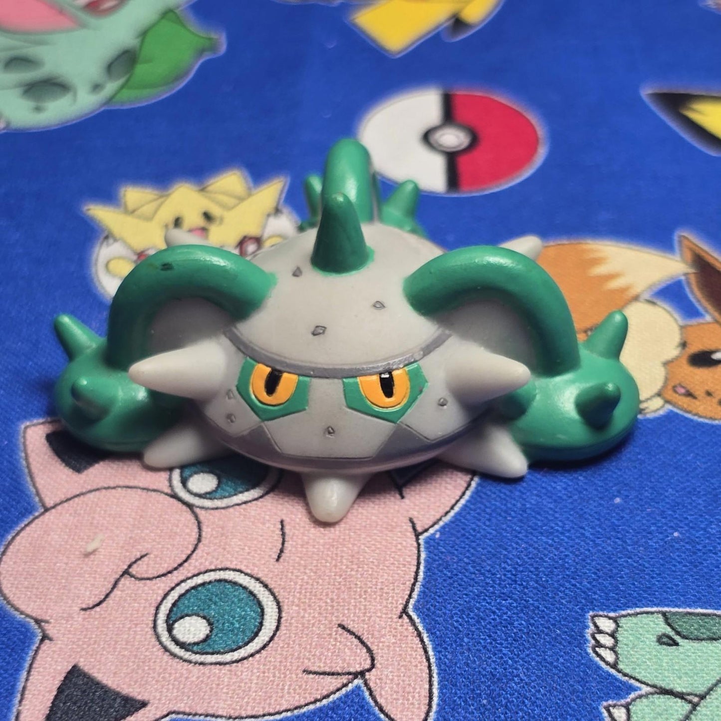 Pokemon Ferrothorn Figure Finger Puppet 2012 Nintendo Bandai Japan USA Seller