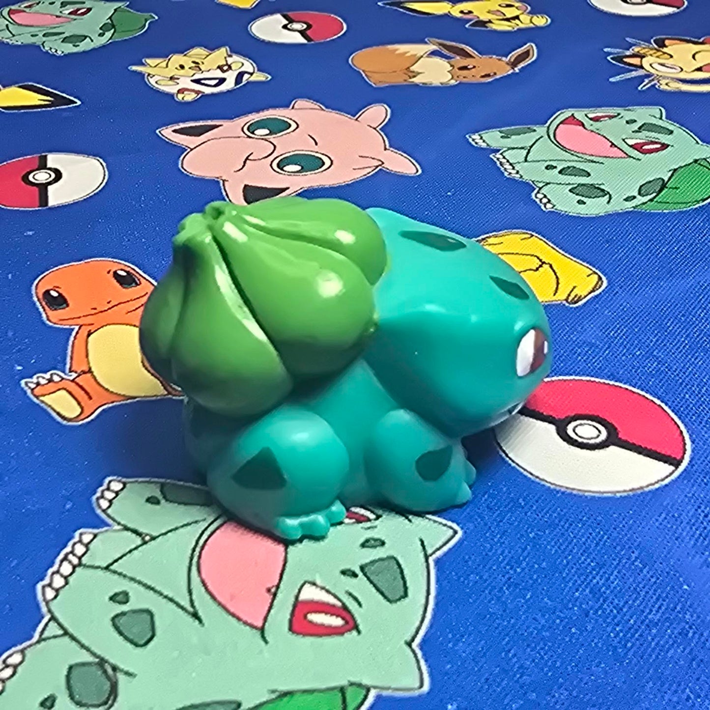Pokemon Bulbasaur Figure Finger Puppet 1996 Nintendo Bandai PVC Vintage Japan US