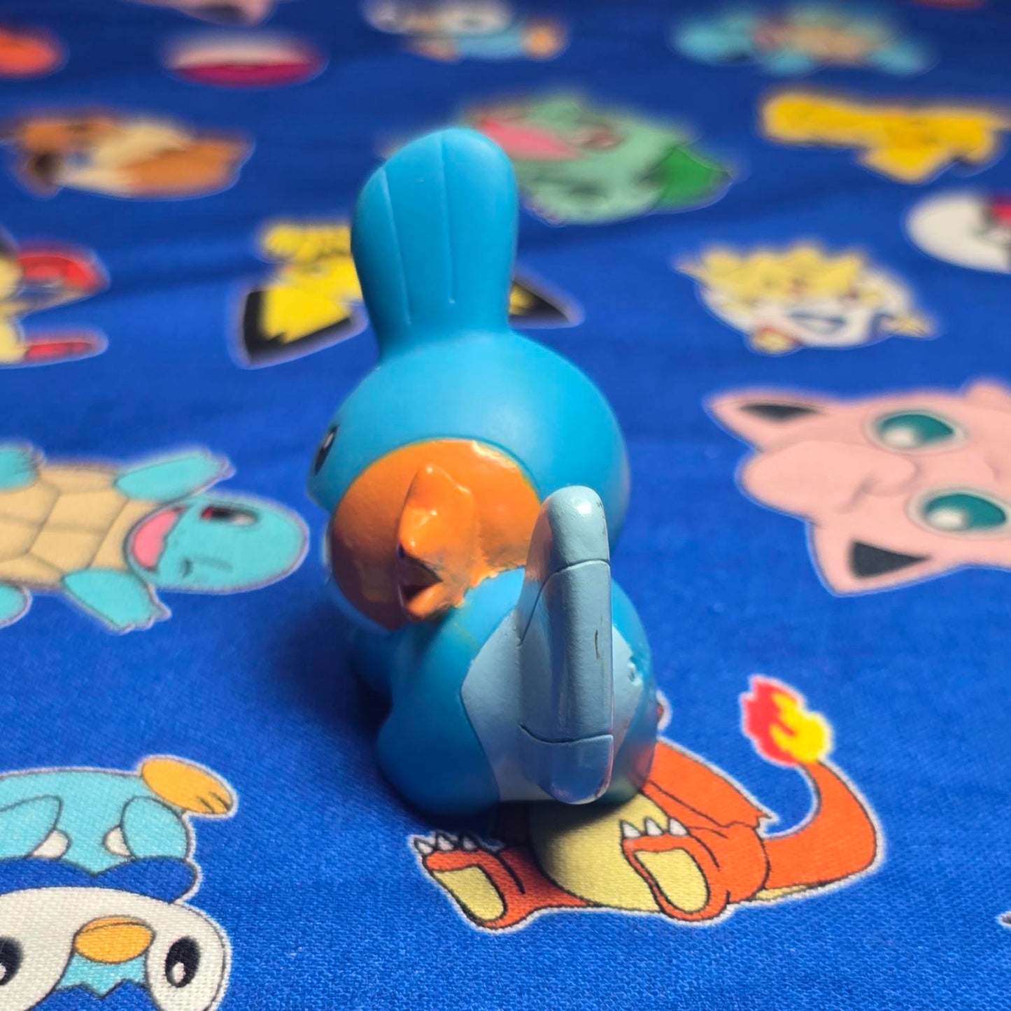 Pokemon Mudkip Figure Finger Puppet 2005 Nintendo Bandai PVC Japan USA Seller