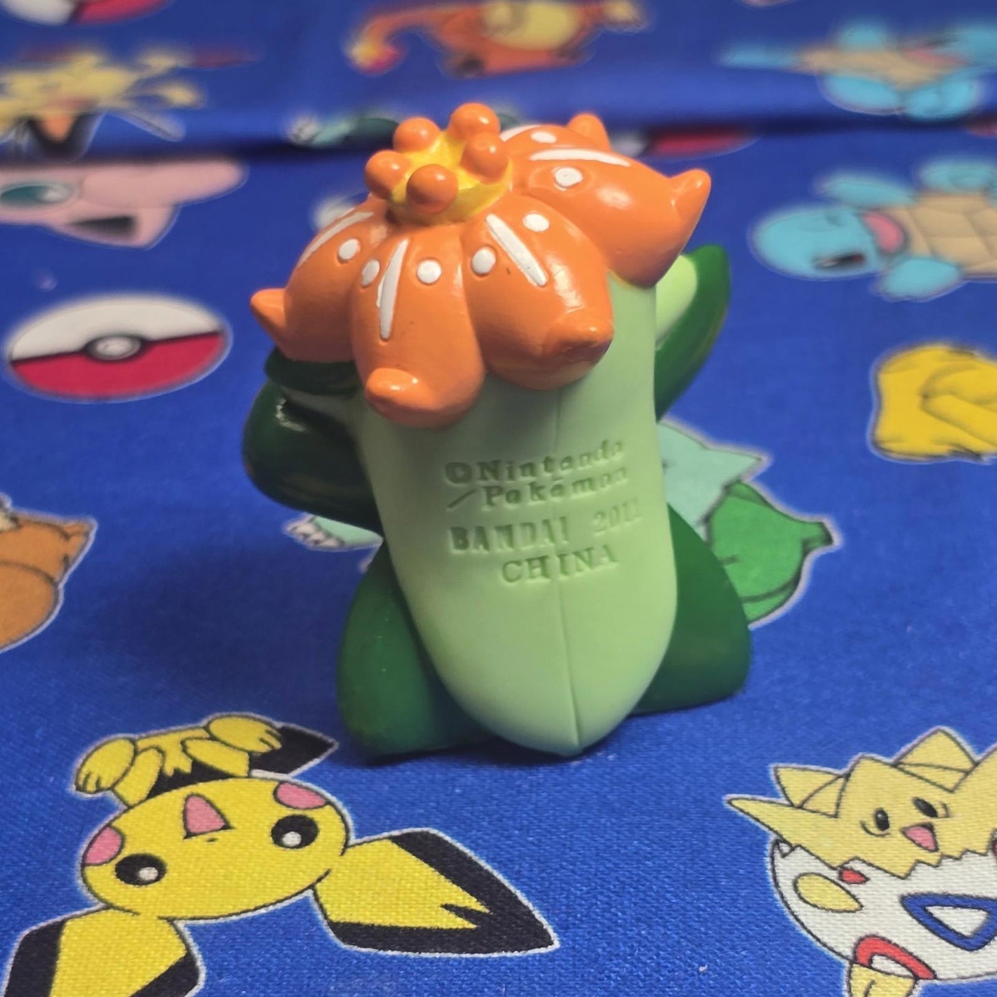 Pokemon Lilligant Figure Finger Puppet 2011 Nintendo Bandai PVC Japan USA Seller