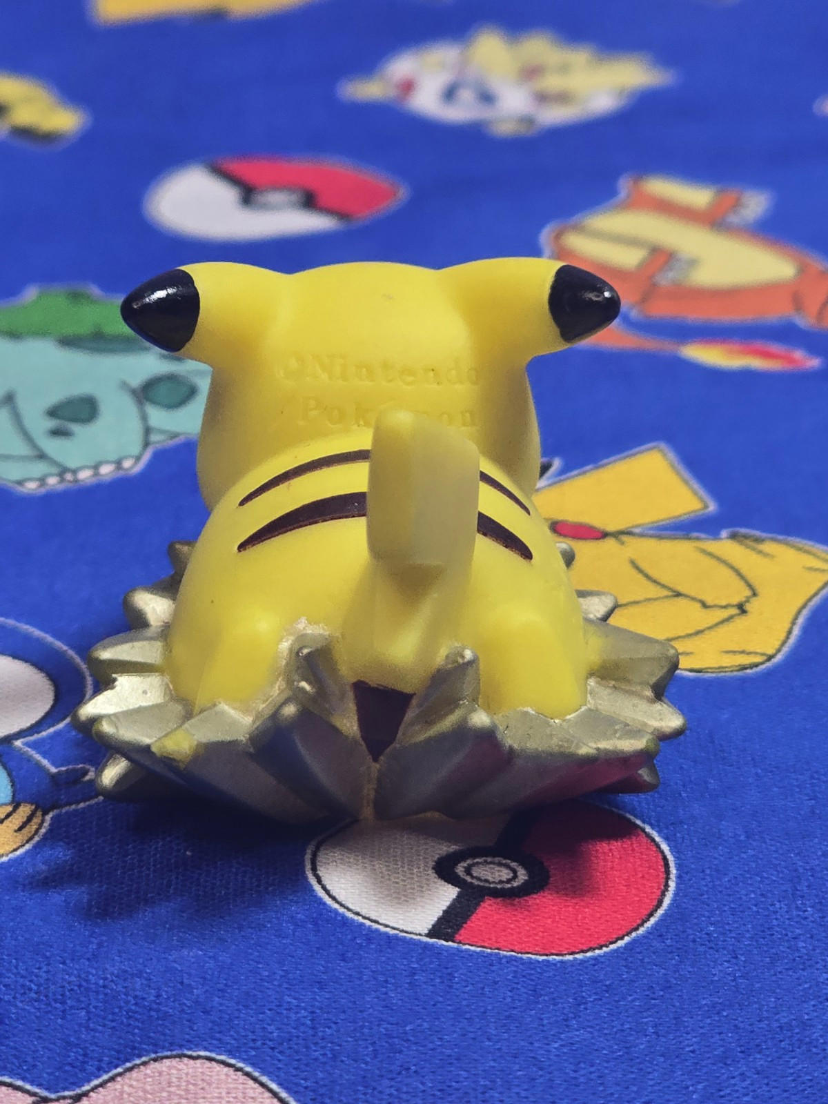Pokemon Pikachu Figure Finger Puppet 2007 Nintendo Bandai PVC Japan USA Seller