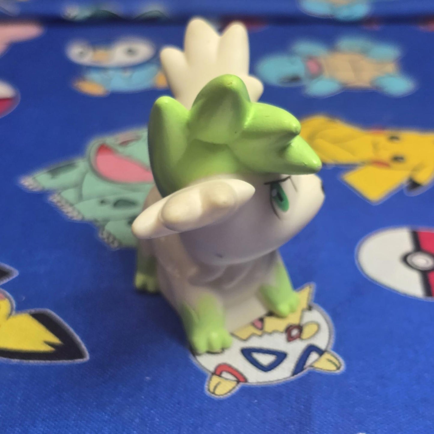 Pokemon Shaymin Sky Figure Finger Puppet 2008 Nintendo Bandai Japan USA Seller