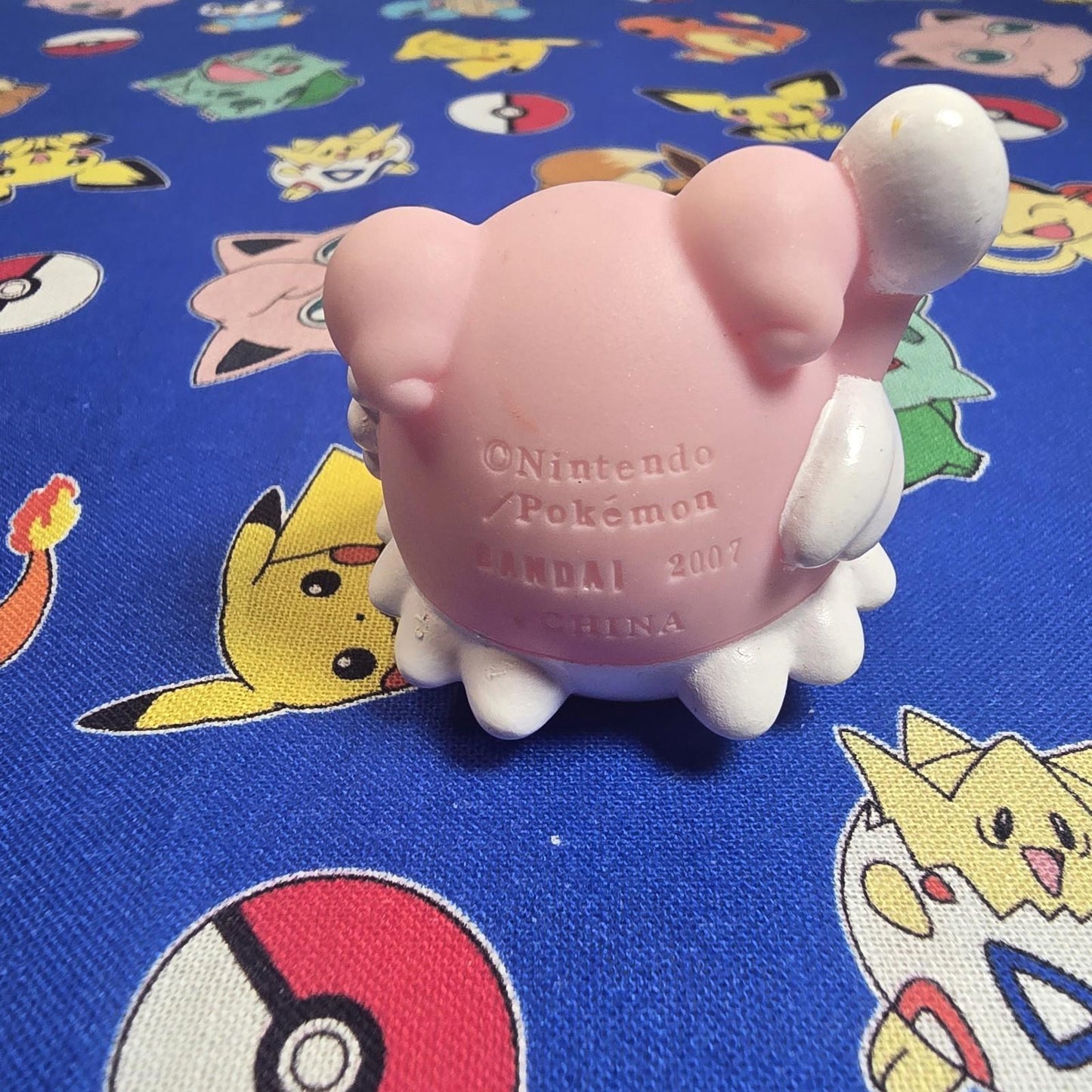 Pokemon Blissey Figure Finger Puppet 2007 Nintendo Bandai PVC Japan USA Seller