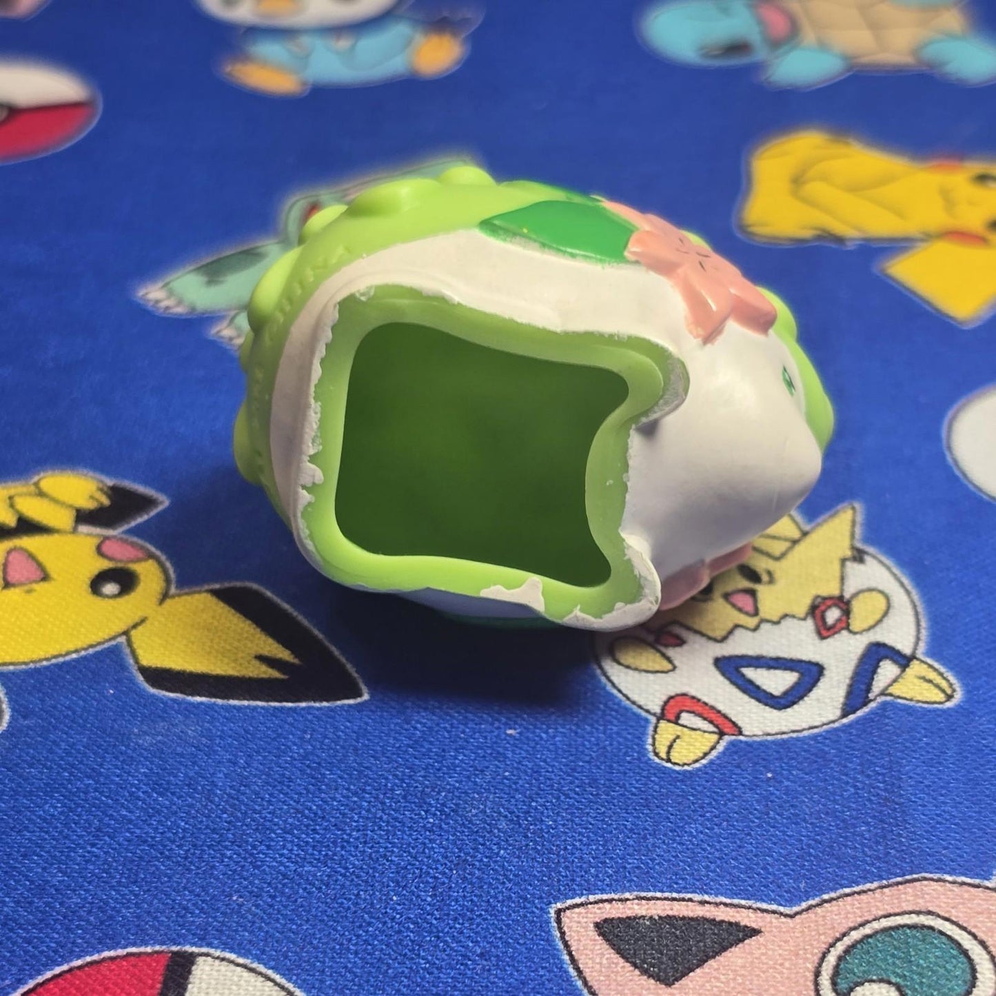 Pokemon Shaymin Figure Finger Puppet 2008 Nintendo PVC Bandai Japan USA Seller