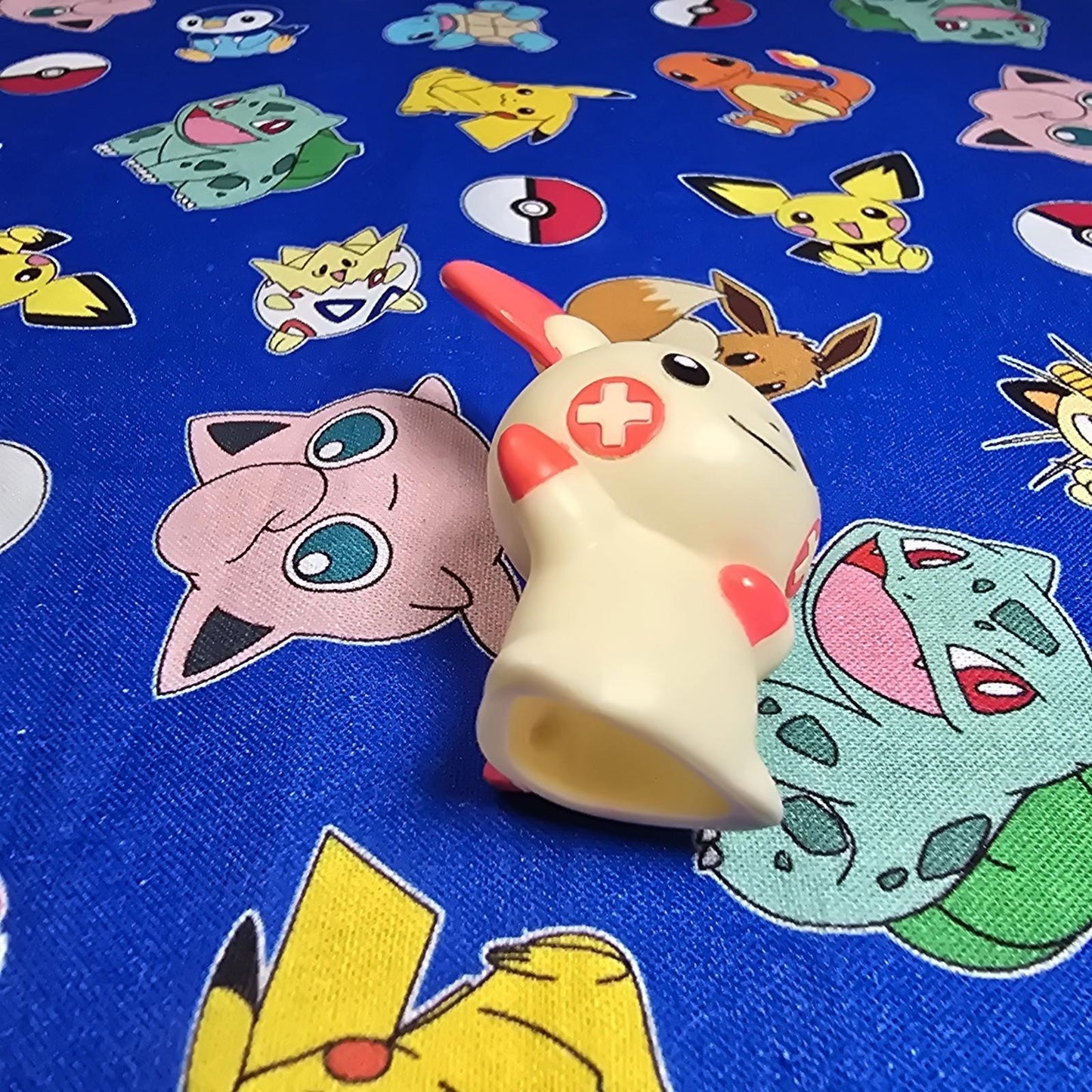 Pokemon Plusle Figure Finger Puppet 2005 Nintendo Bandai PVC Vintage Japan US